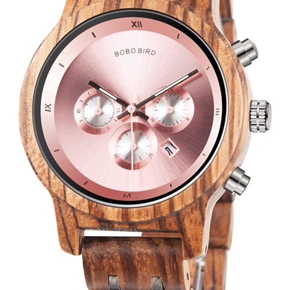 BRAND NEW WOMENS WOODEN WATCH NWT - Picture 2 of 5